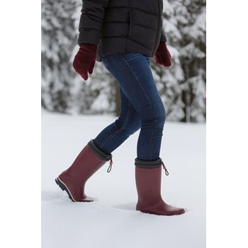 Dunlop MU0K45 Blizzard Gevoerde Winterlaars PVC Bordeauxrood 3 / 3