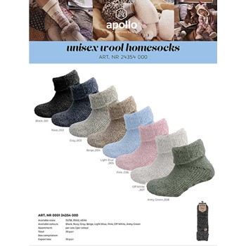 Unisex Wollen Homesokken 000124354000 Lichtblauw 1 / 1