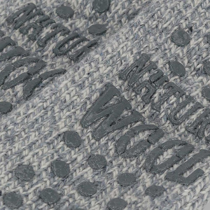 Apollo 000124354000 Wollen Homesokken Lichtblauw/Grijs 3 / 3