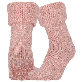 Apollo 000124354000 Wollen Homesokken Roze 2 / 3