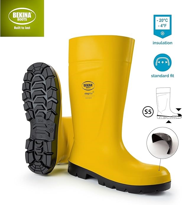 Bekina Steplite Easygrip S5 Geel-Zwart 2 / 6