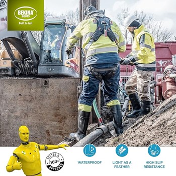 Bekina Steplite X MF Solidgrip S5 Zwart-Zwart 4 / 4