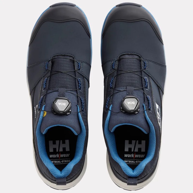 Helly Hansen 78325 Manchester MXR BOA S3S Zwart/Blauw 6 / 6