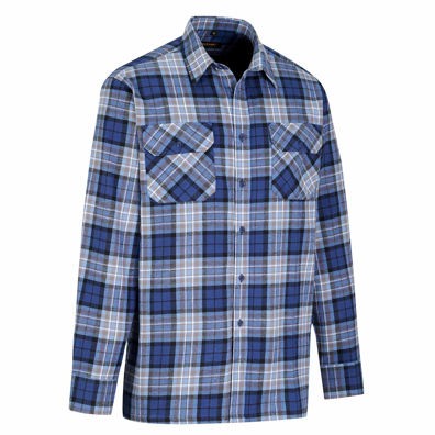 Storvik Flanellen Blouse Dawson Blauw 5.3 3 / 5