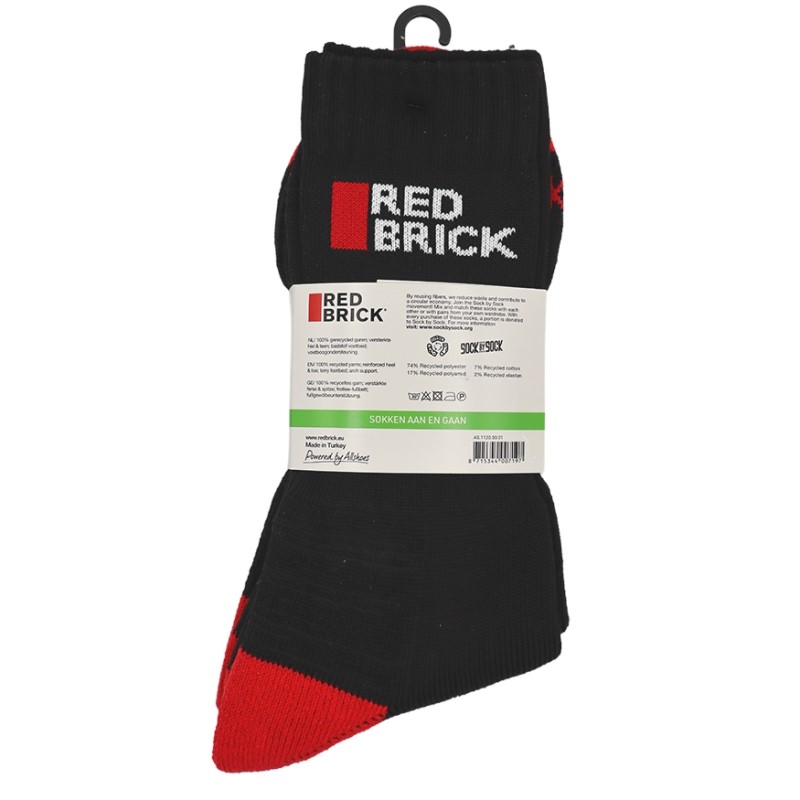 Redbrick Recycled Werksokken 2-Pack 2 / 5
