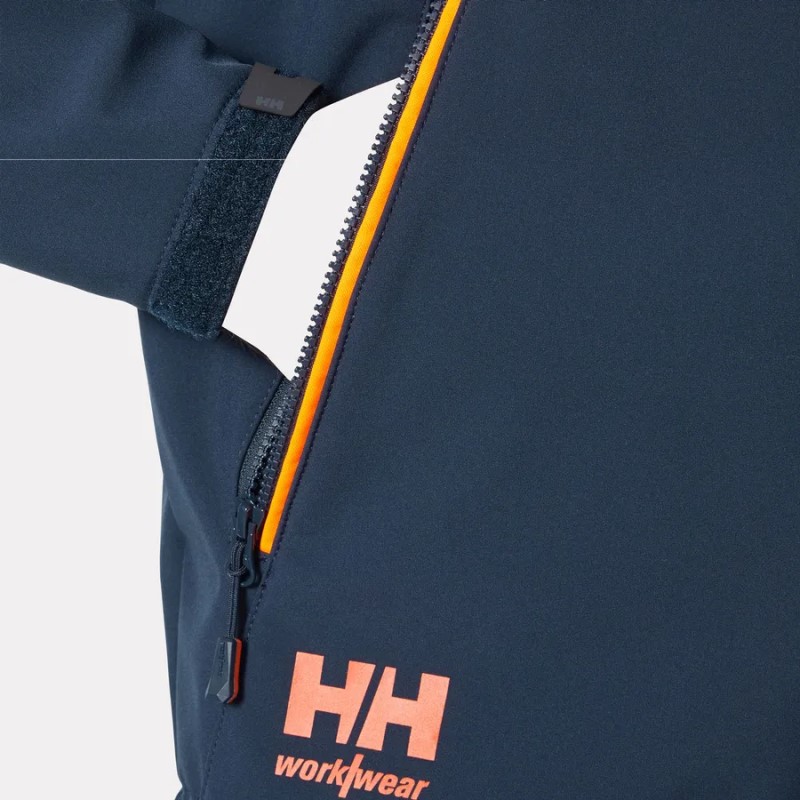 Helly Hansen 74140 Chelsea Hooded Softshell Jas Marine 3 / 5