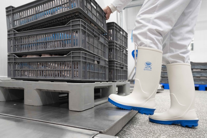 Bekina Steplite S Cleangrip S4 wit-Blauw 5 / 6