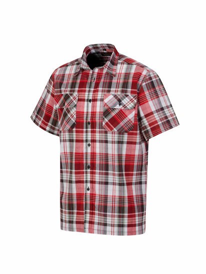 Storvik Ruitoverhemd Kortemouw Farsund 5.1 Rood/zwart/wit (Nieuw) 2 / 5