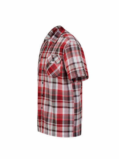 Storvik Ruitoverhemd Kortemouw Farsund 5.1 Rood/zwart/wit (Nieuw) 3 / 5