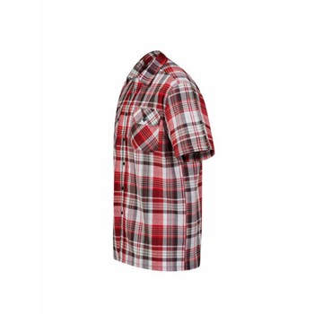 Storvik Ruitoverhemd Kortemouw Farsund 5.1 Rood/zwart/wit (Nieuw) 3 / 5