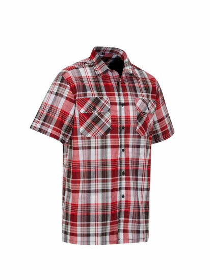Storvik Ruitoverhemd Kortemouw Farsund 5.1 Rood/zwart/wit (Nieuw) 5 / 5