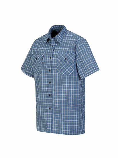 Storvik Ruitoverhemd Kortemouw Farsund 5.3 Blauw/wit (Nieuw) 2 / 5