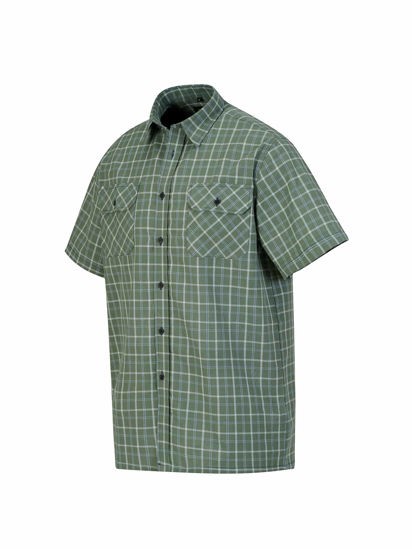 Storvik Ruitoverhemd Kortemouw Farsund 5.4 Groen/wit (Nieuw) 2 / 5