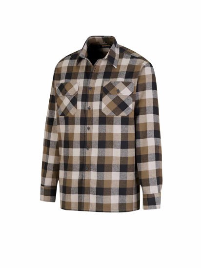 Storvik Flaneloverhemd Dawson 5.4 Olijf (Nieuw) 2 / 5