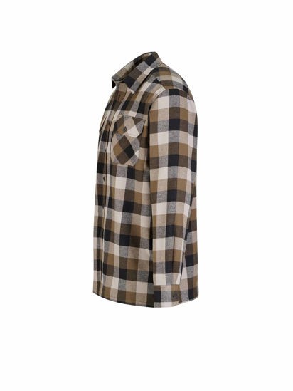 Storvik Flaneloverhemd Dawson 5.4 Olijf (Nieuw) 3 / 5