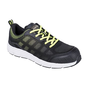 Portwest Tove Trainer FT15 S1P Zwart/Groen 1 / 1