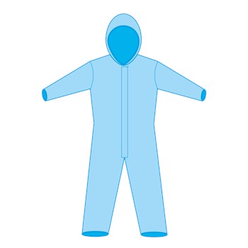 PSP Coverall Basic PP Blauw 2 / 2