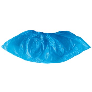 PSP Overschoen PE Blauw 30mu 40x15cm 100st 3 / 4
