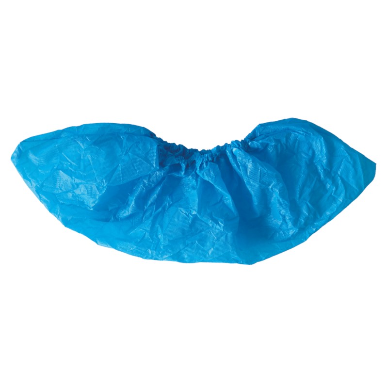 PSP Overschoen PE Blauw 55mu 40x15cm 100st 3 / 4