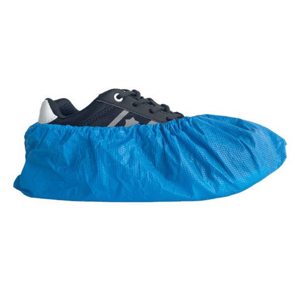 PSP Overschoen PE Blauw 130 mu 41x15cm 50 st 1 / 4