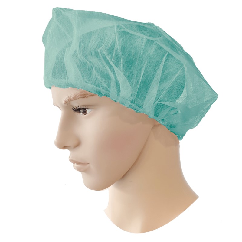 PSP Baret PP Groen 53 cm 100 stuks 1 / 2