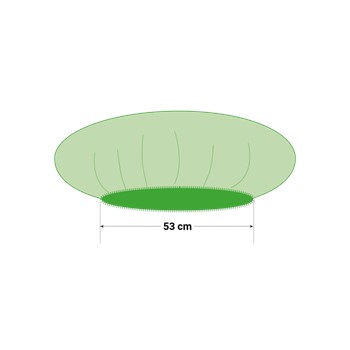 PSP Baret PP Groen 53 cm 100 stuks 2 / 2