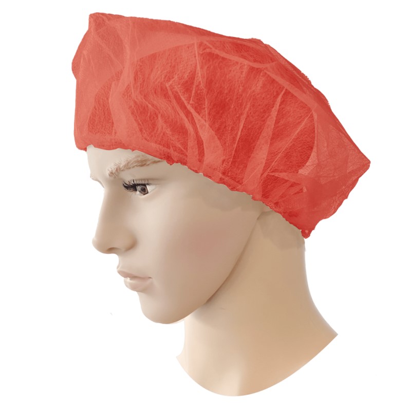 PSP Baret PP Rood 53 cm 100 stuks 1 / 2