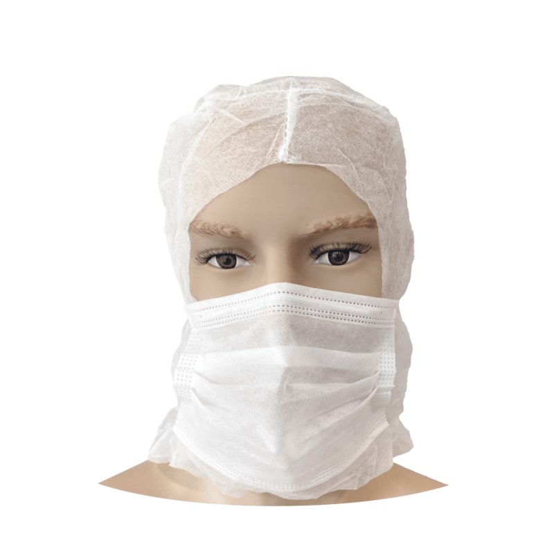 PSP Astro Cap met Mondmasker PP Wit 100 st 1 / 3