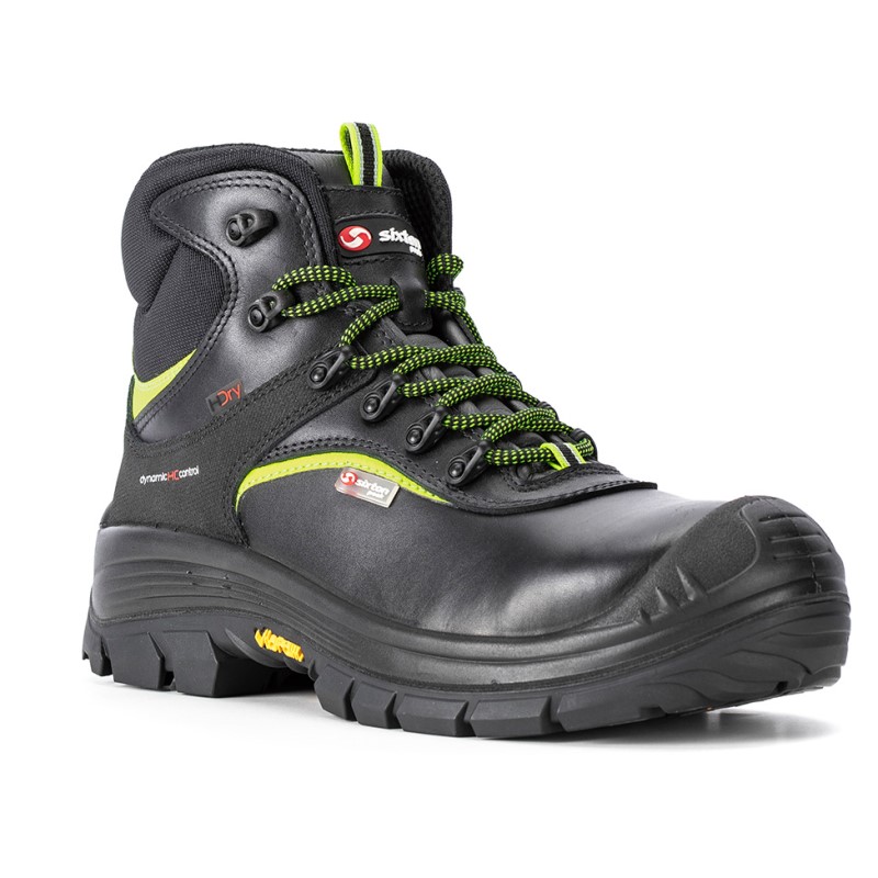 Sixton 89117-15 Eldorado Hoog S3 Hdry Zwart/Lime 3 / 6