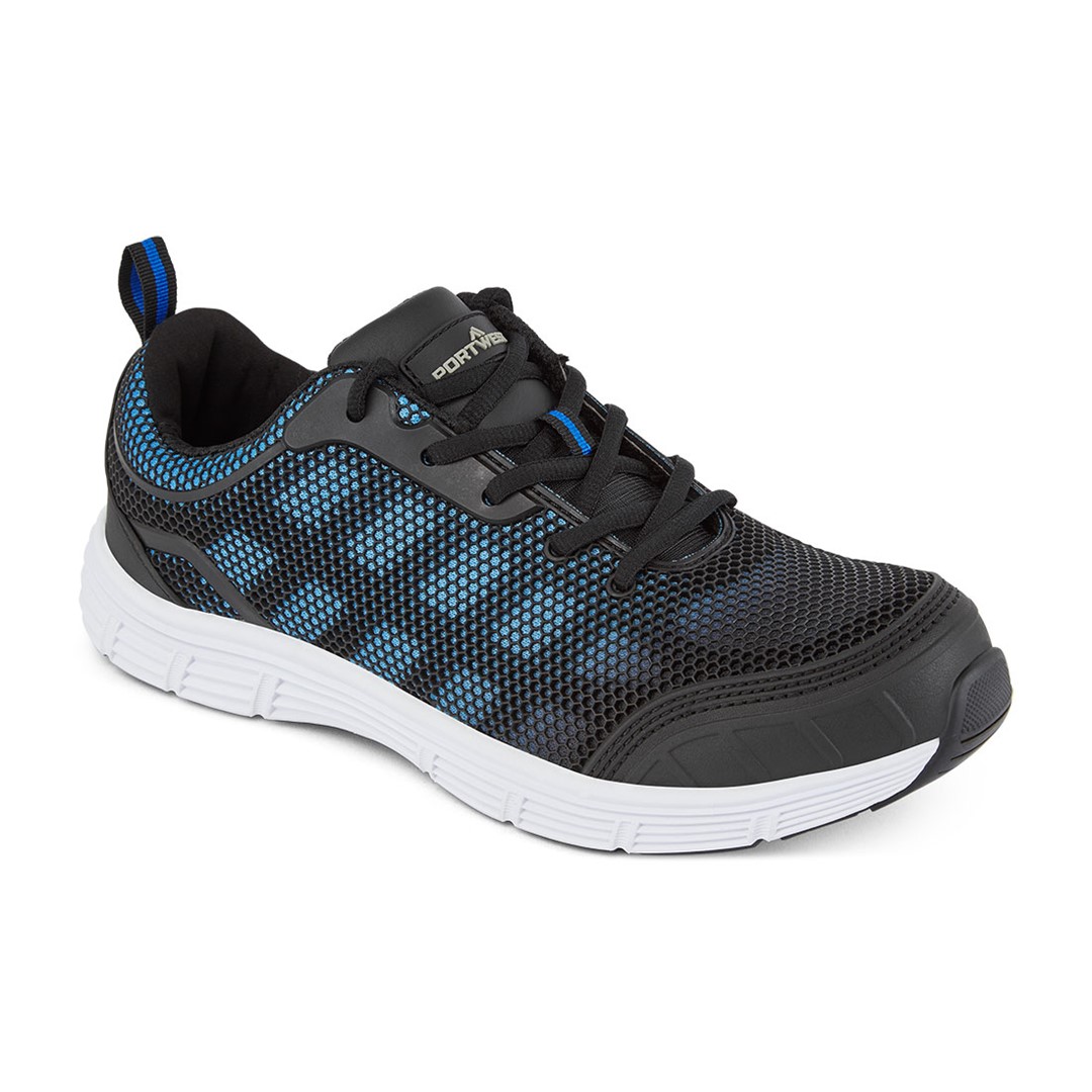 Portwest Tove Trainer S1P FT15 Zwart/Blauw 1 / 1