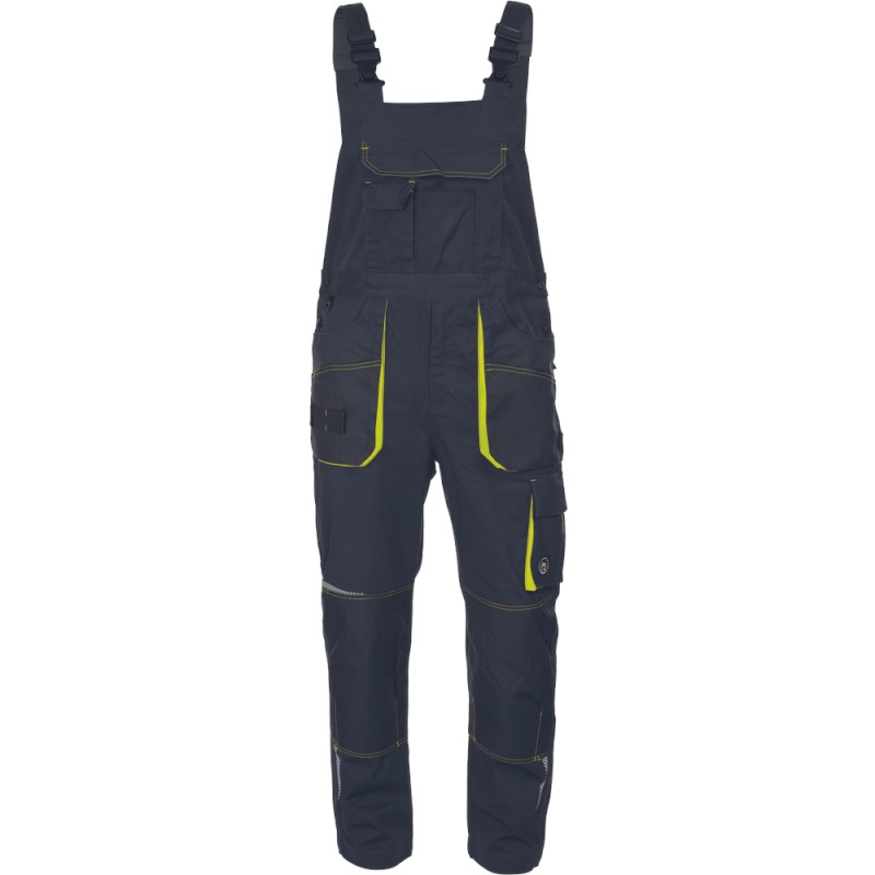 Cerva Emerton Amerikaanse Overall Stretch  03530059 Zwart/Geel 1 / 4