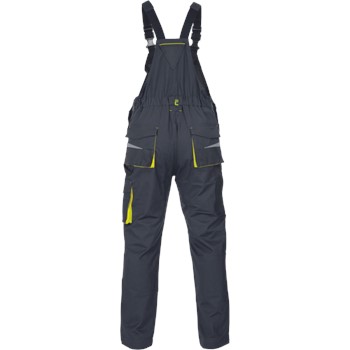 Cerva Emerton Amerikaanse Overall Stretch  03530059 Zwart/Geel 2 / 4