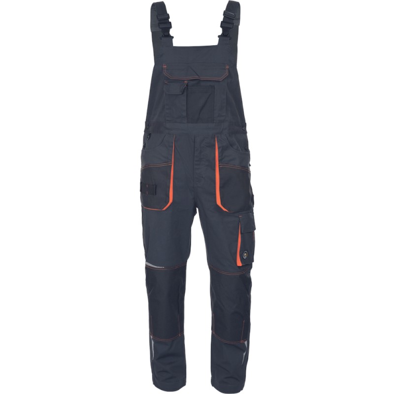 Cerva Emerton Amerikaanse Overall Stretch 03530059 Grijs/Oranje 1 / 4