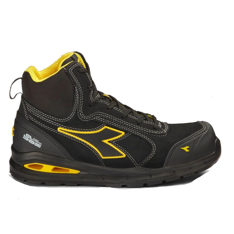 Diadora Run A.Box MSTR Mid  S3S 182532 C0200 Black 1 / 4