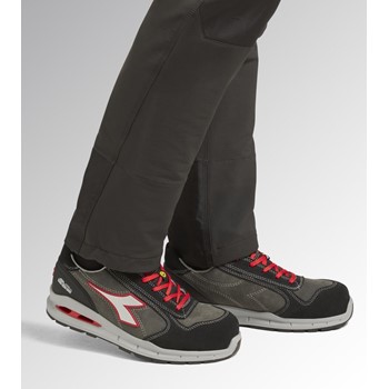 Diadora Run A.Box Low S3S FO SR 182528 C9034 Asphalt / Silver/ Red 2 / 5