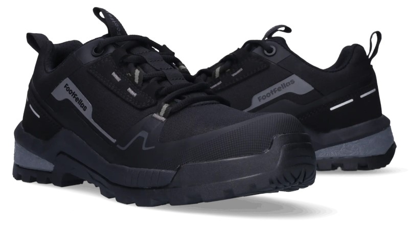 Footfellas Jane F221001 S3S Zwart/Grijs 3 / 4