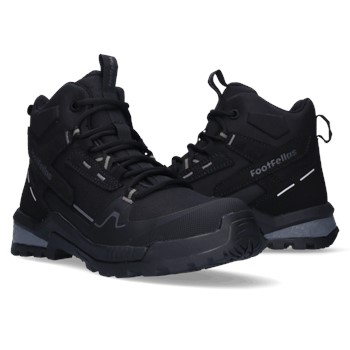 Footfellas Joanne F221002 S3S Zwart/Grijs 3 / 4