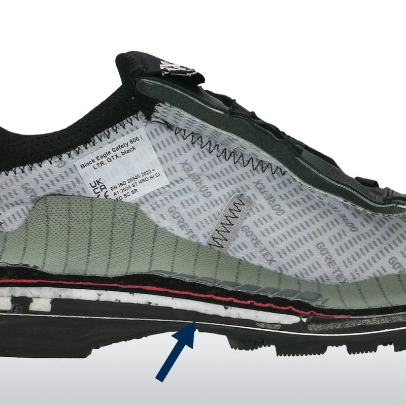 Haix Black Eagle Safety 600 610051 S7 3 / 4