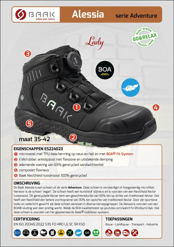 Baak Alessia BOA 224023 S3S 5 / 5