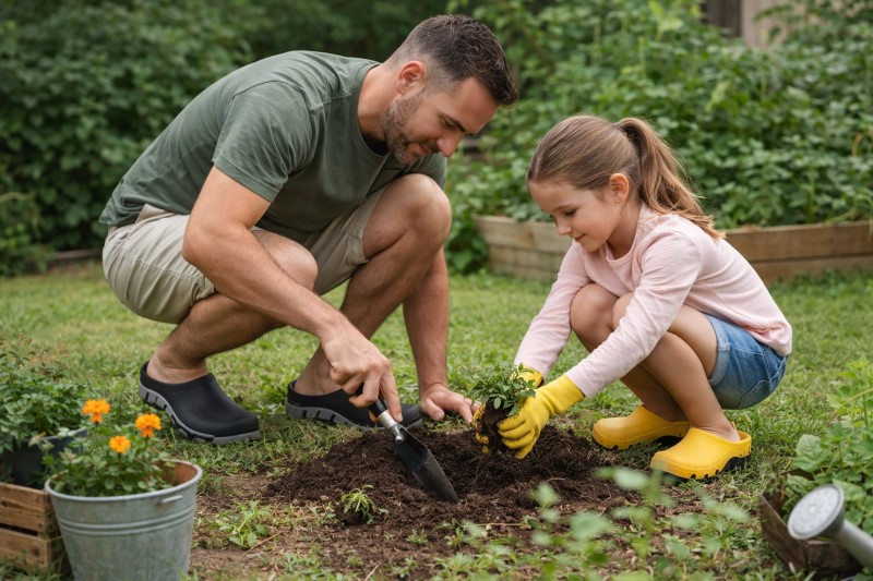 Natulive Heren Tuinklomp Sebs 030 Zwart 5 / 5