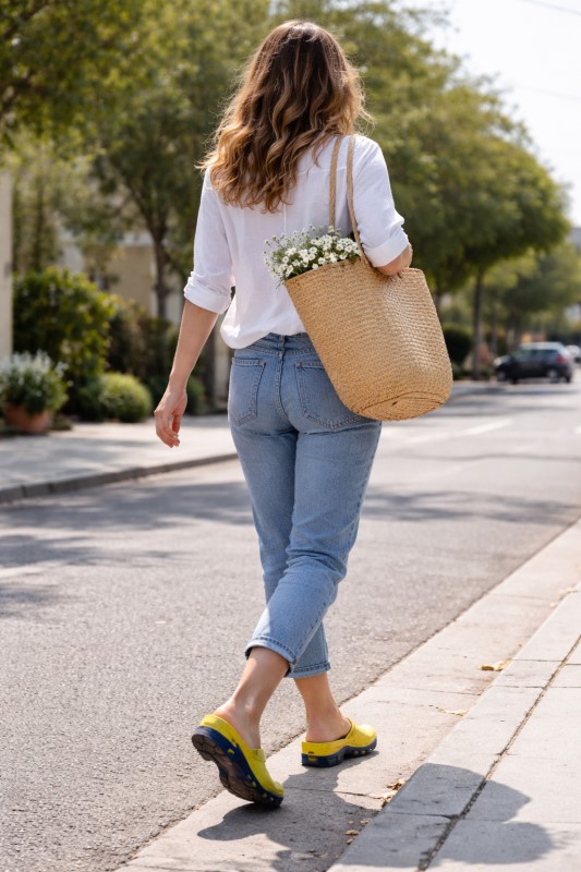 Natulive Dames Tuinklomp Sebs 030 Okergeel 2 / 3