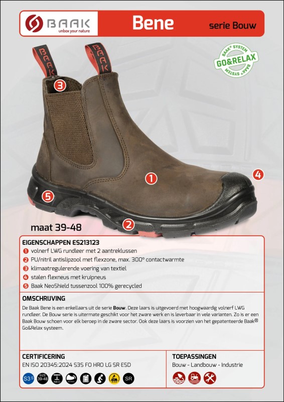 Baak Bene 213123 S3S 4 / 5