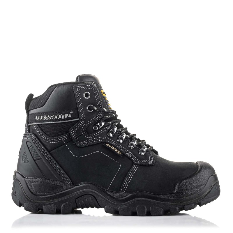 BuckBootz Schoen BSH009 Hoog S3 + KN Zwart 1 / 6