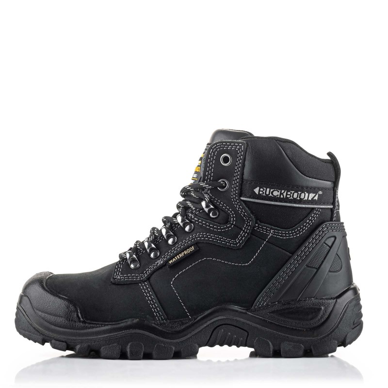BuckBootz Schoen BSH009 Hoog S3 + KN Zwart 3 / 6