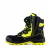 BuckBootz Schoen BVIZ1 Hoog S7S + KN Zwart/Geel 4 / 6