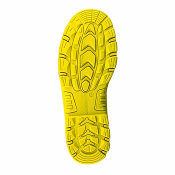 BuckBootz Schoen BVIZ1 Hoog S7S + KN Zwart/Geel 6 / 6