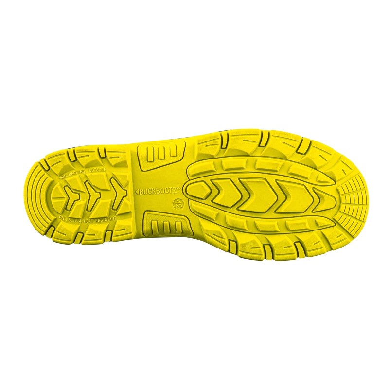 BuckBootz Schoen BVIZ2 Hoog S3 + KN Zwart/Geel 6 / 6