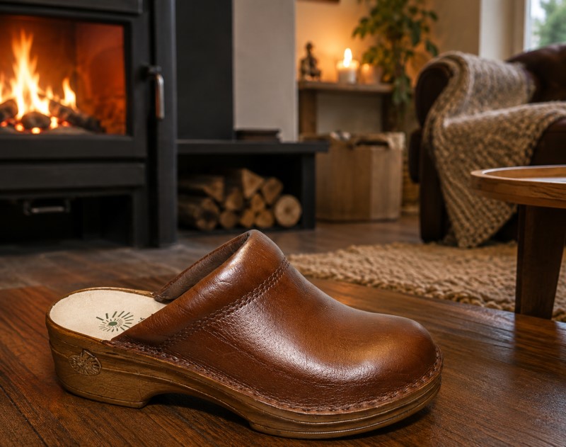 Helix Klomp Muil Met Polster 52071 Espresso 2 / 2