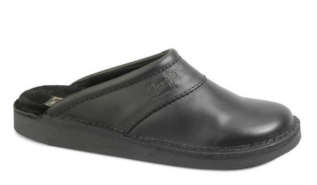 Leren Muil met leren voetbed Smefa art. 5040 Zwart 1 / 3