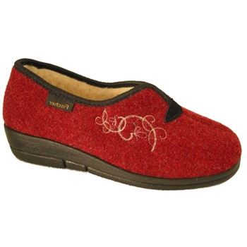 Fischer Dames Pantoffel 203528 Rood 1 / 1
